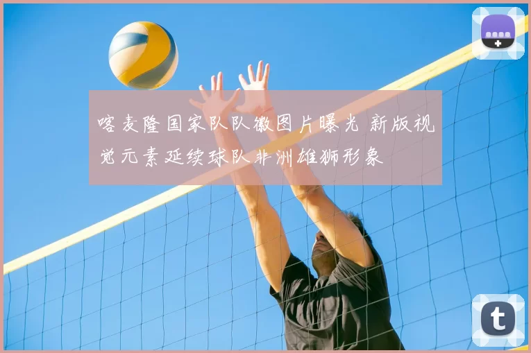 喀麦隆国家队队徽图片曝光 新版视觉元素延续球队非洲雄狮形象